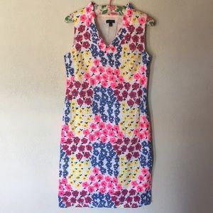 NWOT Bright Floral Talbots Dress - Size 4